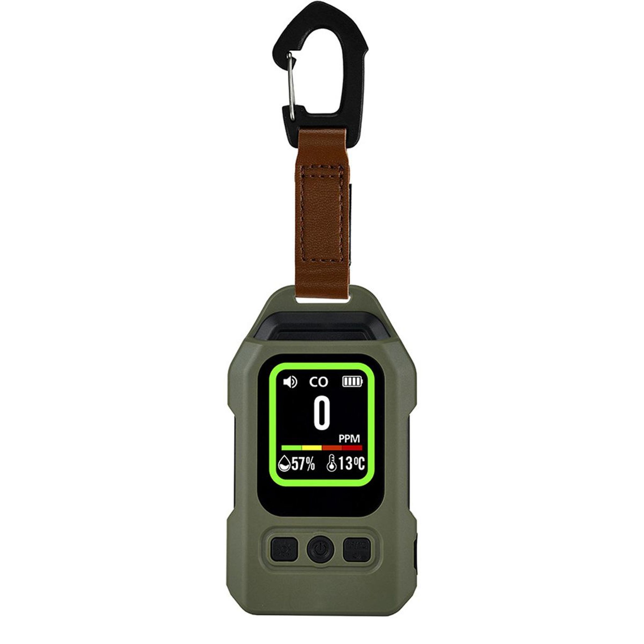 Tragbarer 3-in-1-kohlenmonoxidmelder, Batterielebensdauer Bis Zu 300 Stunden, Ausgestattet Mit Einer Notfalltaschenlampe, Ideal Für Camping Und Reisen.