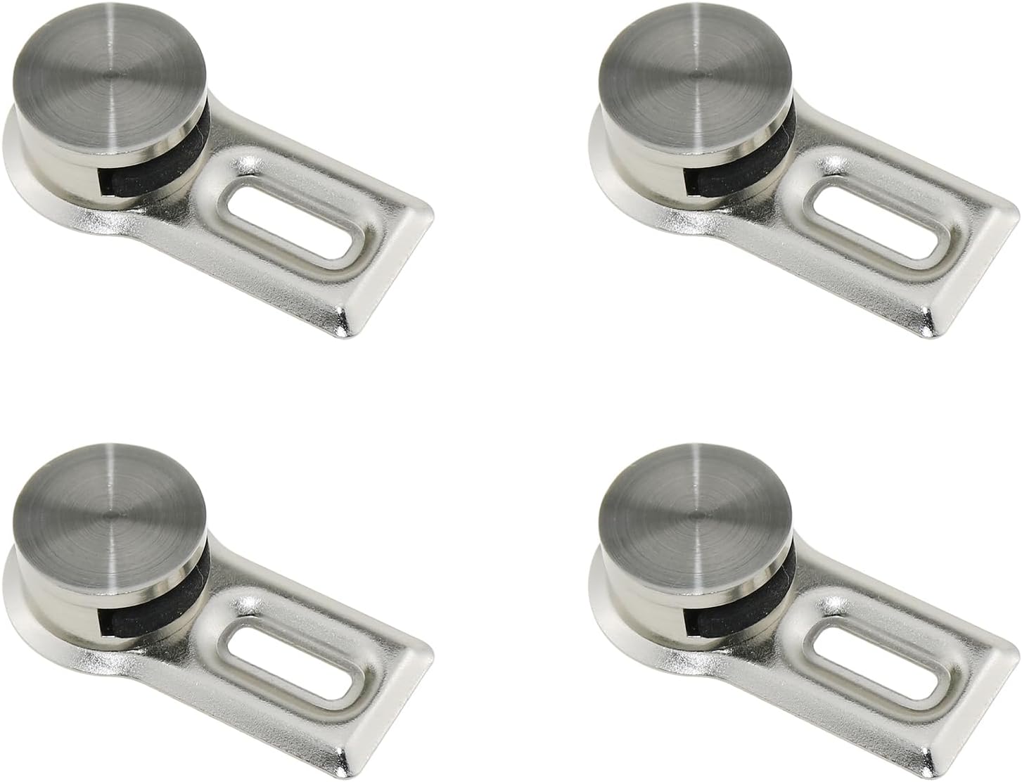 Ein Set Aus 12 Wandspiegelhalterungen, Geeignet Für 4-7 Mm Dicke Platten, Robuste Spiegelhalterungen Aus Acrylglas, Insgesamt 12 Stück.