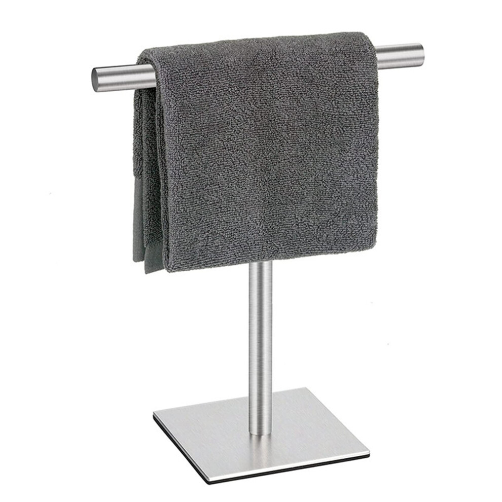 Freistehender Handtuchhalter Für Schminktisch – Silber