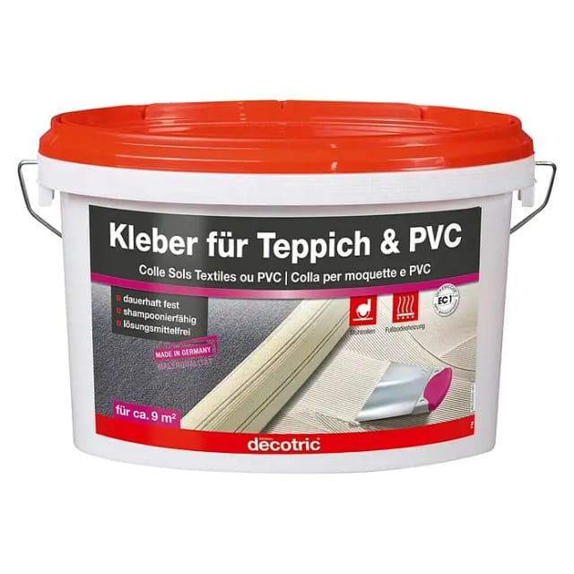 Kleber für Teppich und pvc 3 kg Teppich- & PVC-Kleber - Decotric