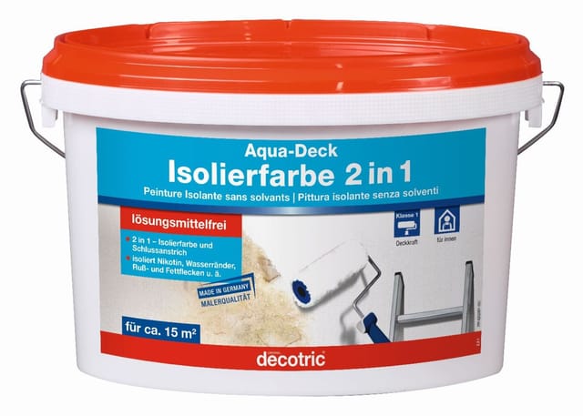 Aqua-Deck Isolierweiß 2,5 l Grundierungen - Decotric