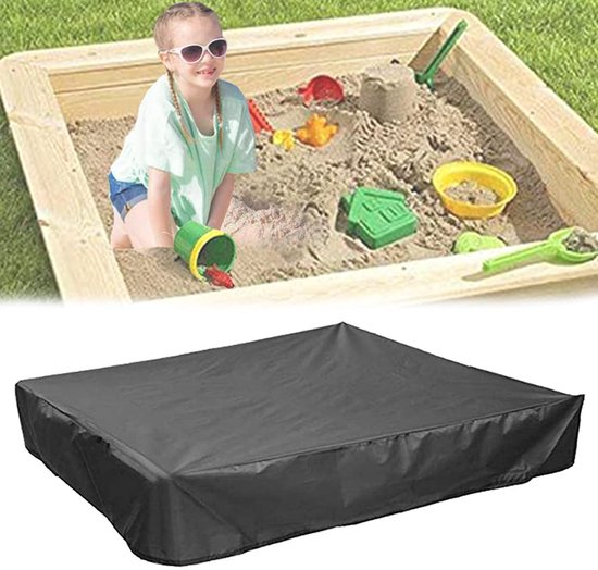 120x120cm Schwarze Wasserdichte Pvc-sandkasten-/poolabdeckung