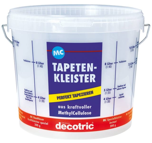 Decotric - Kleistereimer Tapeziereimer 10 l für Tapeten Tapetenkleister
