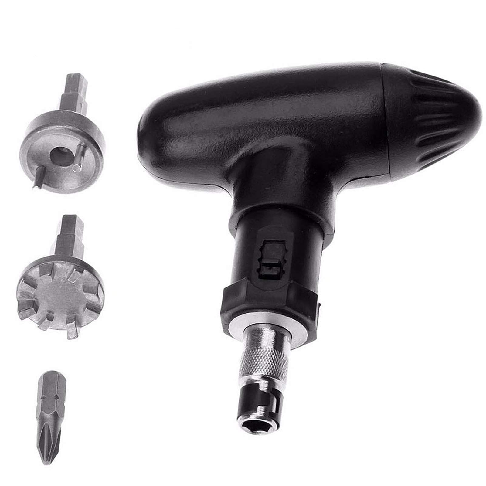 Golfspikes-spikes-set Mit Ratschenmechanismus Zum Abisolieren Und Einstellen. Robuste Edelstahlspikes. Kunststoffgriff. Abisolierhilfe.