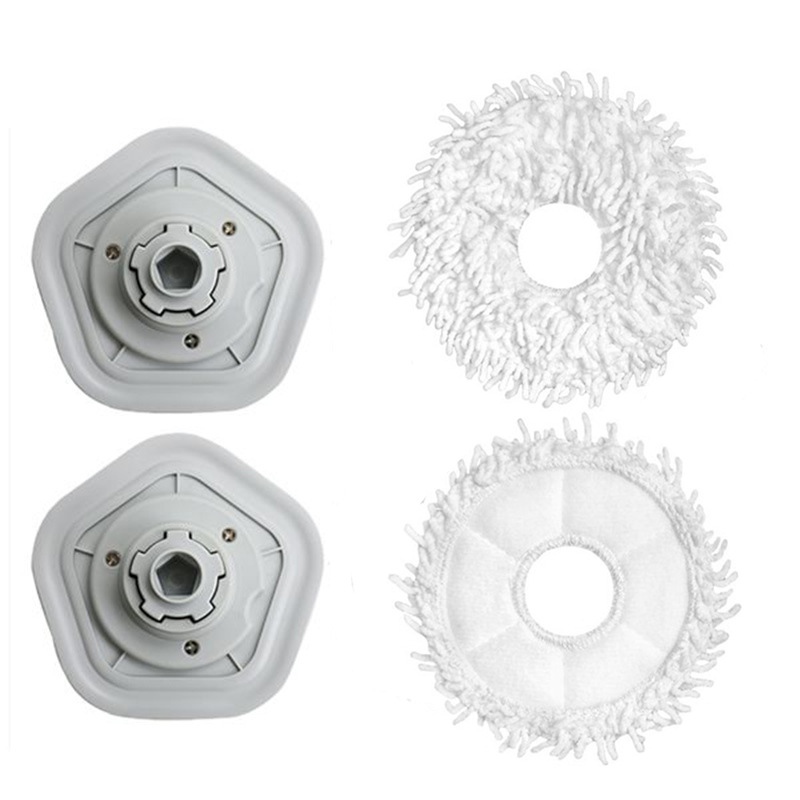 Geeignet Für Den Dreame W10 Saugroboter: Abnehmbarer Mopphalter Mit Klettverschluss Für Ersatzmopptücher, 2 Sets.