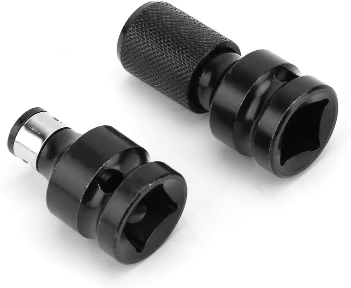 Zwei Sechskant-steckschlüsseladapter, Teleskop-steckschlüsseladapter Mit 1/2- Auf 1/4-zoll-sechskant-innengewinde, Steckschlüsseladapter Für Schlagschrauber