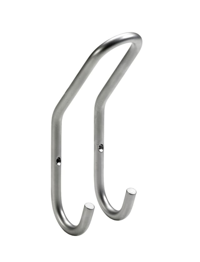 Hettich - Mantelhaken 16,5 x 5,2 x 6,5 cm Stahl silber - 1 Stück Hakenleisten