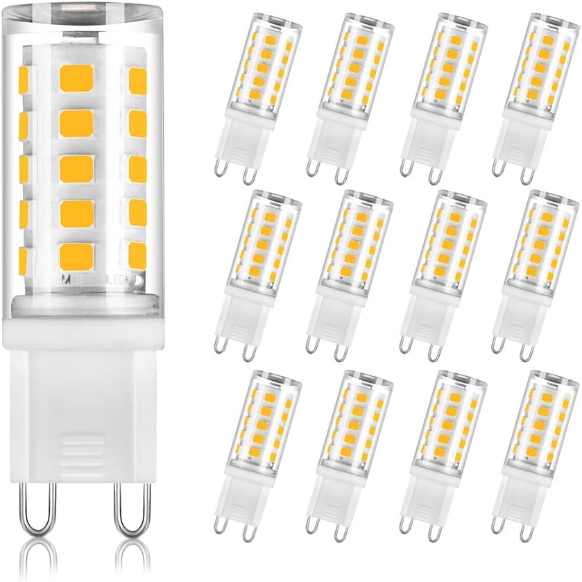 G9 Led-lampe, 6 W, Warmweißes Licht, G9-sockel, Nicht Dimmbar, 12er-packung