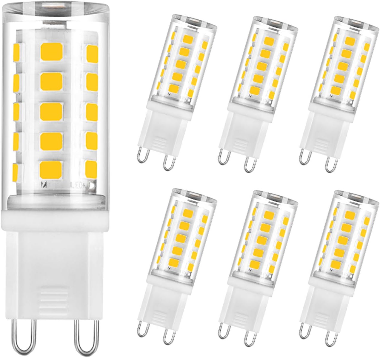 G9 Led-lampen, 6 W, 6000 K Tageslichtweiß, Nicht Dimmbar, 6er-packung