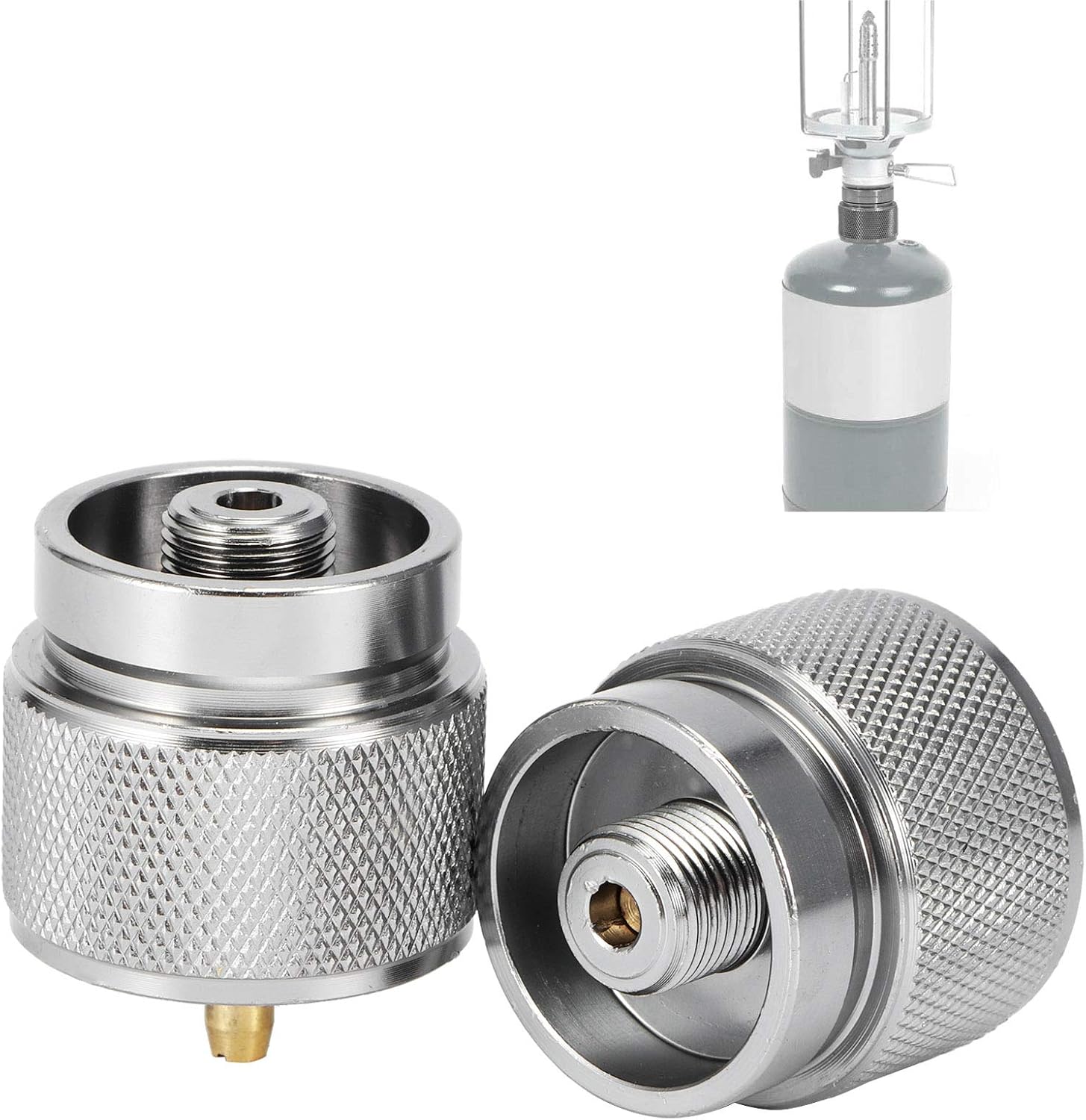 Flacher Gastankadapter Für Verschleiß- Und Korrosionsschutz, Kocheradapter, G3/4 Dn20 Gastankadapter, Geeignet Für Haushalt, Garten, Camping Und Reisen