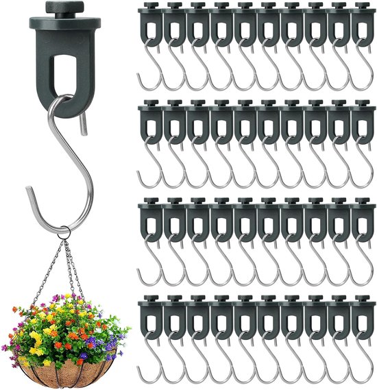 Set Mit 50 Gewächshausclips Und 50 S-haken Mit Hoher Tragfähigkeit