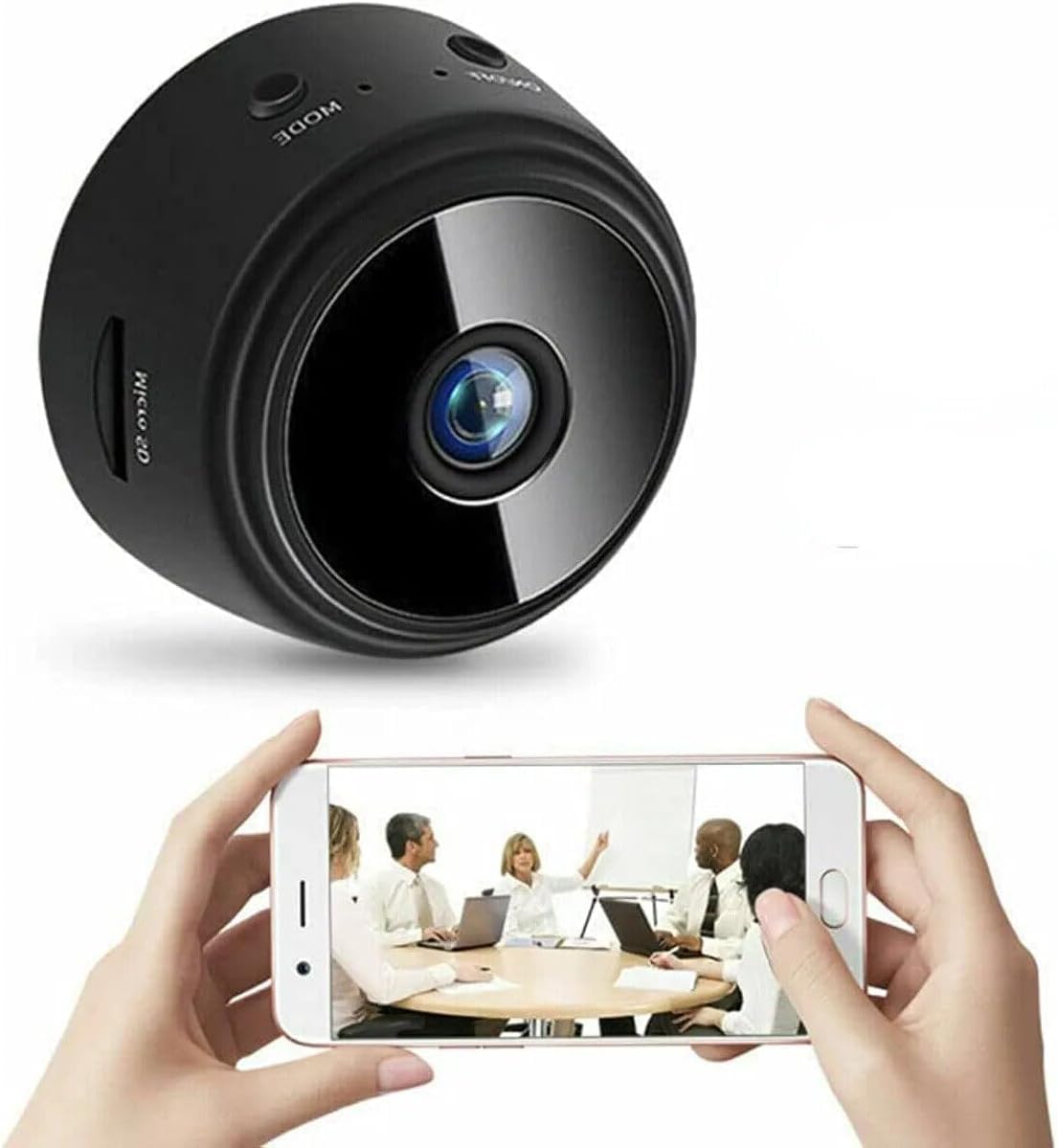 Mini-1080p-hd-wlan-ip-überwachungskamera, Kabelloses Magnetisches Heimüberwachungsgerät Mit Infrarot-nachtsicht