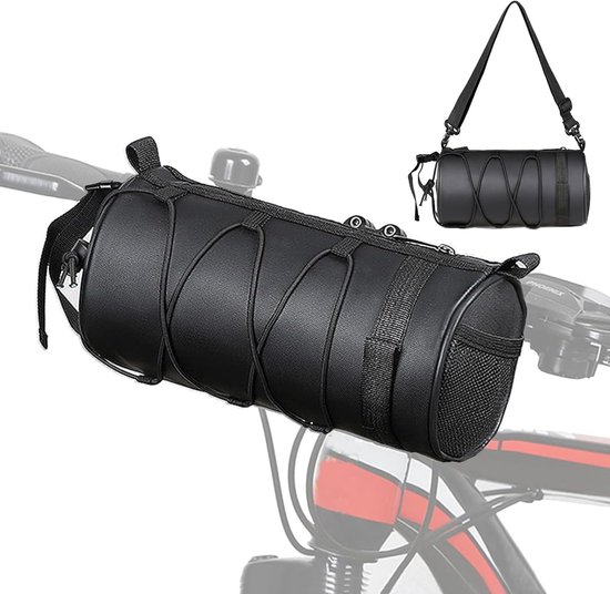 Fahrrad-lenker- Und Schultertaschen, Wasserdicht, Für Mountainbikes Und Rennräder, 23,5 X 11 X 11 Cm, Schwarz
