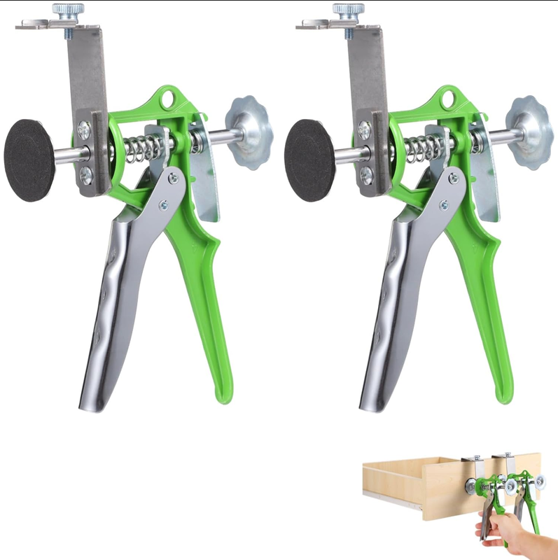 Zwei Verstellbare Clips Zur Befestigung An Schubladenfronten Möbelbefestigungsclips, Ideal Für Schränke, Kleiderschränke Und Büroschubladen.