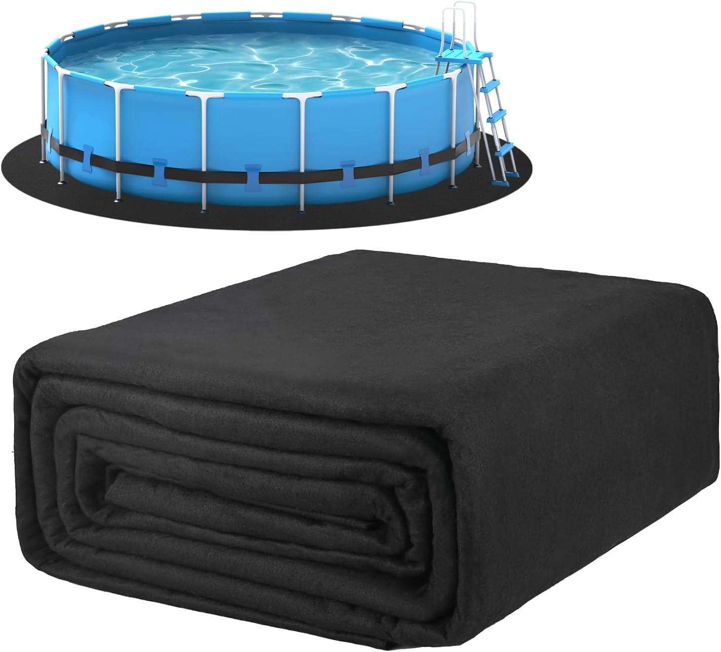 3-meter-rundpoolfolie Für Aufstellpools – Verhindert Beschädigungen, Verlängert Die Lebensdauer