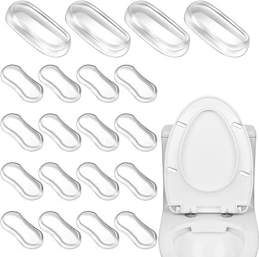 Transparentes Silikon-toilettenkissen – Pufferkissen Für Toilettensitze Zur Schalldämpfung Und Zum Schutz Vor Stößen