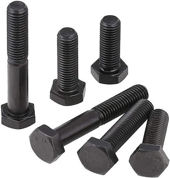 Sortimentsbox – Schrauben – 20-teilige Innensechskantschrauben, Hochfest, Schwarz, Festigkeitsklasse 12.9, M6×40 Mm