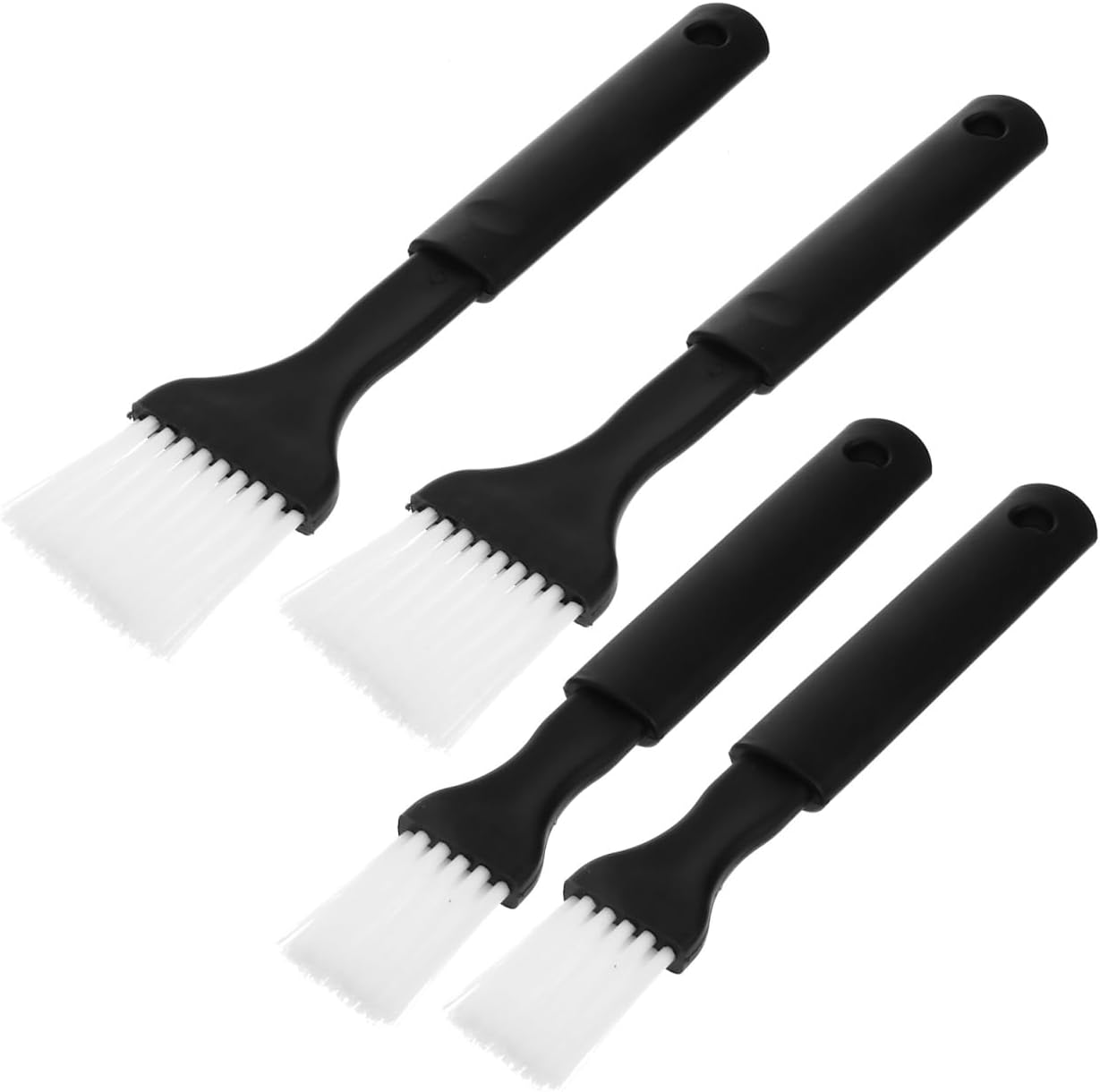 4-teiliges Grillbürsten-set – Nylonborsten – Hitzebeständiger Griff – Geeignet Zum Grillen, Braten Und Backen