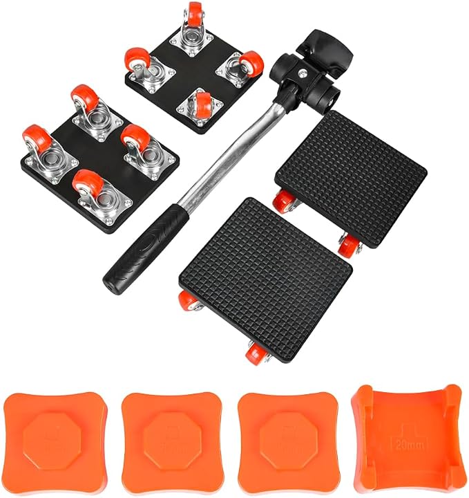 Schwerlast-möbeltransporter, 360° Drehbar, 4 Räder, Abs-stahlkonstruktion, Hebevorrichtung Für Sofas, Schränke, Kühlschränke.