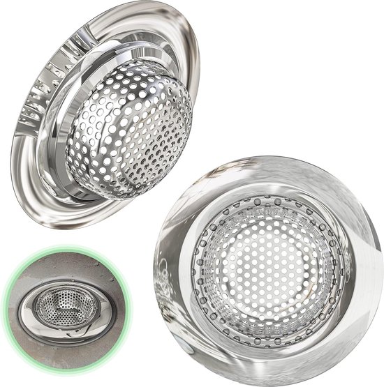 Abflussfilter/abflussschutz, Abflussschutzsieb, 2-teiliges Set