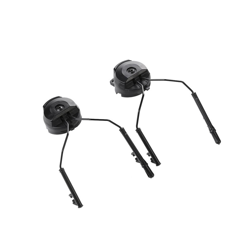 Schnellmontage-kopfhörerhalterungsadapter Für Helme, Kopfhörerhalter-set, Helmschienen-aufhängung, Helmzubehör – Schwarz