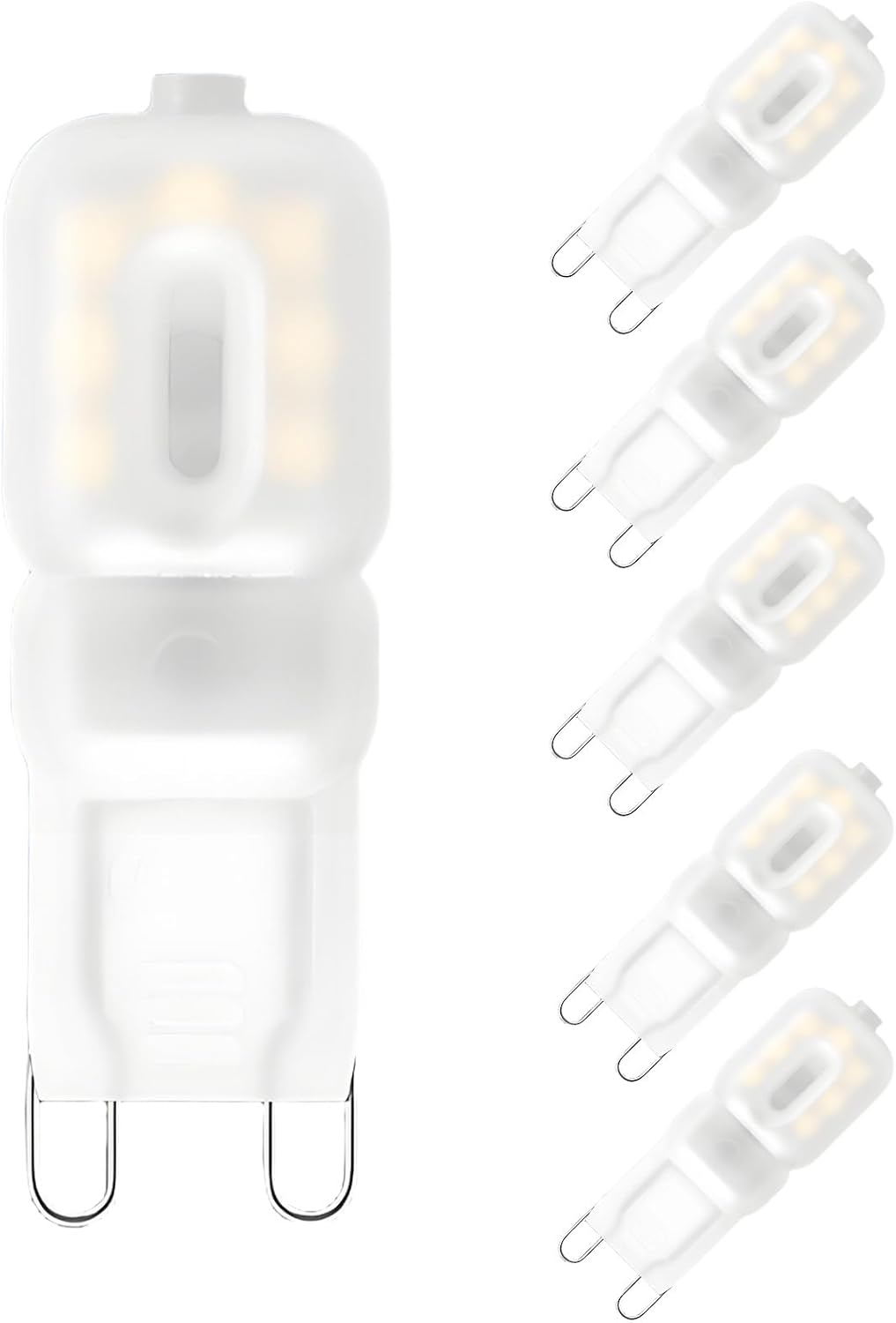 6er-pack G9 3w Led-kapsellampen, 6000k Kaltweißes Licht, 360° Abstrahlwinkel, 220-240v Wechselstrom