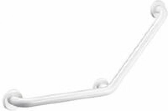 Wandhaltegriffe – 135°-winkelgriffe – Duschhaltegriffe – 45 Cm – Weiß – Edelstahl – Barrierefrei – Rutschfest – Sicherheitshilfsmittel