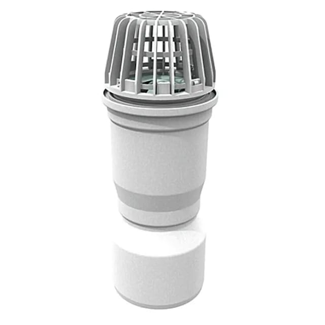 ACO - Entwässerungsanschluss mit Laubfang für den Lichtschacht
