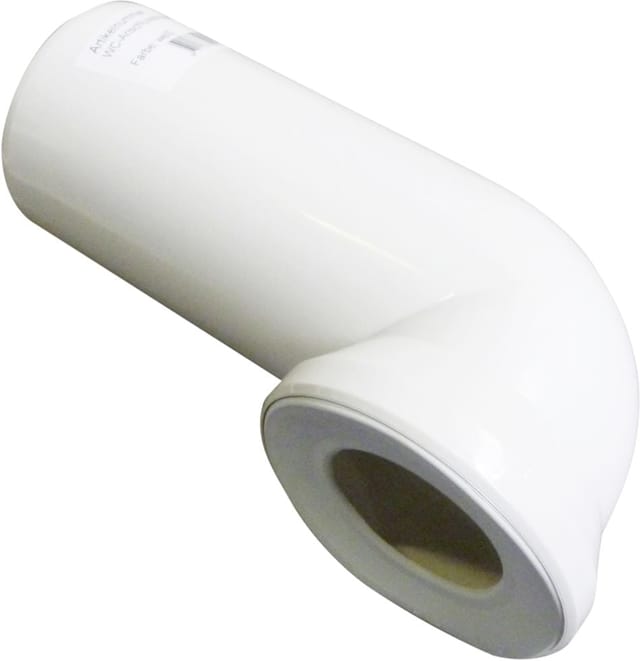 WC-Anschlußbogen Uni 90° weiß, 23 cm Spülrohre & Abläufe - Wisa