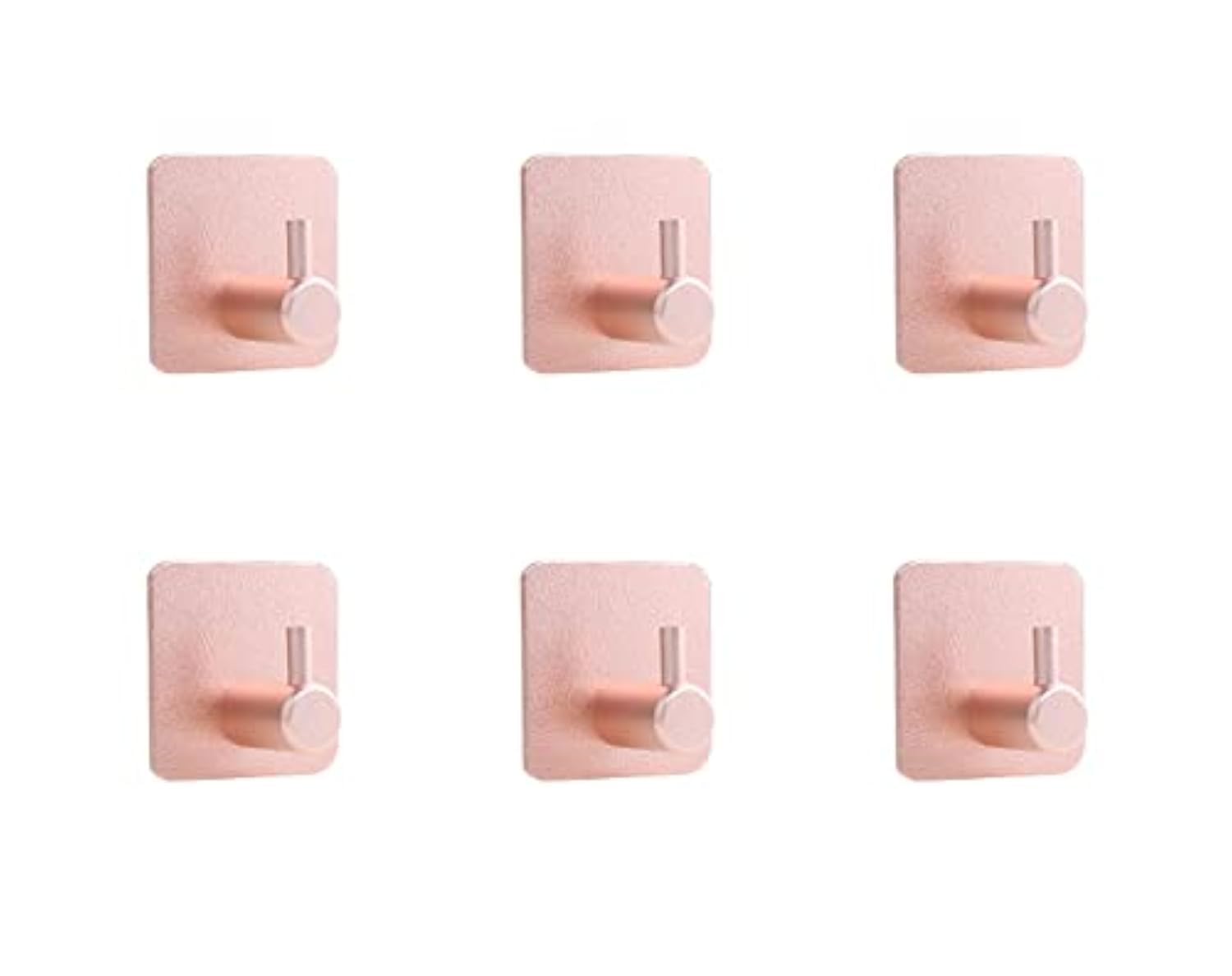 Robuste Kunststoffhaken, 6er-pack Wandhaken, Edelstahlhaken, Geeignet Für Zuhause, Badezimmer, Küche, Büro, Wohnzimmer (schwarz).