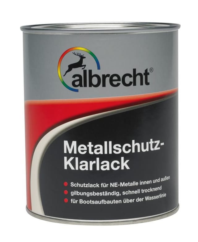 Albrecht - Metallschutz-Klarlack 750 ml farblos Wetterschutzlack Schutzlack