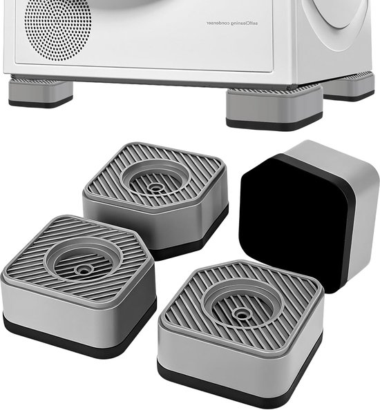 4 Waschmaschinenfüße, Vibrationsdämpfer, Waschmaschine, Universal-waschmaschine, Fußpolster, Antirutschmatte, Lager, Vibrationsdämpfer, Kühlschrank/trockner