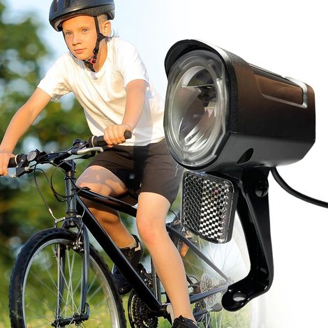 Fahrradlampe, Led-scheinwerfer, Wasserdichtes Design, Leistungsstarke Ausleuchtung Für Nachtfahrten.
