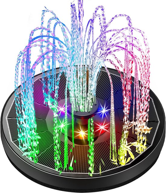 75. Solarbetriebener Springbrunnen Mit Glasscheibe, 3,5-w-schwimmpumpe Für Vogeltränken, Gärten, Teiche, Pools, Beleuchtung.