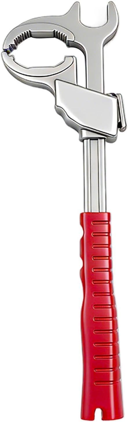 Multifunktionaler, Selbstsichernder Rohrschlüssel Mit 86 Mm Breiter C-öffnung, Selbstjustierend, Für Muttern, Befestigungselemente, Unterbau, Badezimmer, Heizung/klima/lüftung Und Haushalt.