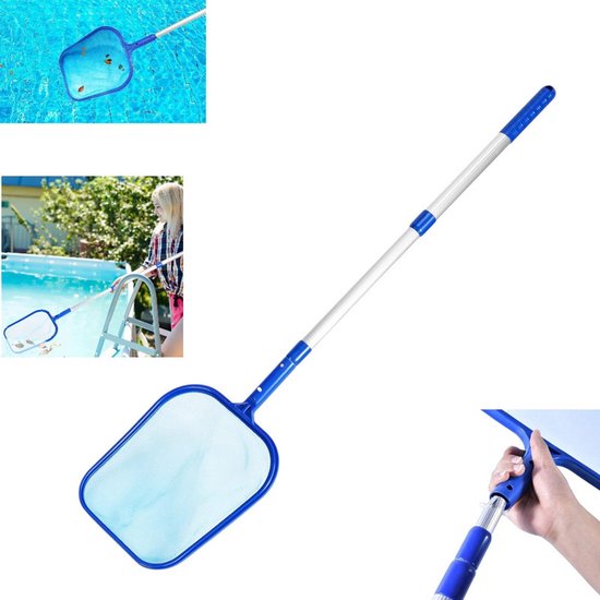 Poolskimmer-set – Schwimmbadskimmer Mit Teleskopstiel – Laubabstreifer Zur Reinigung Von Schwimmbecken, Whirlpools, Spa-pools Und Springbrunnen