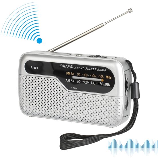 Am/fm-taschenradio – Kompakter, Tragbarer, Batteriebetriebener Notfallempfänger