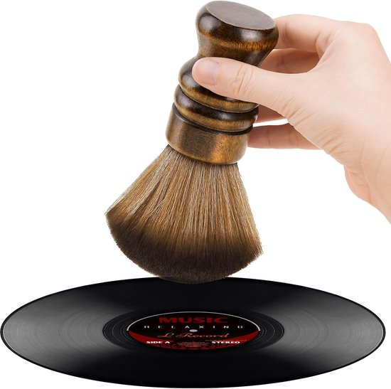 Antistatische Bürste Mit Weichen Borsten Zur Staubentfernung Und Pflege Von Schallplatten