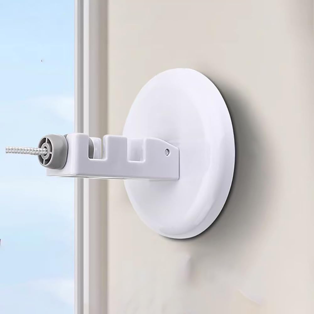 5 Meter Lange, Ausziehbare Wandwäscheleine Für Den Innenbereich, Tragbarer, Ausziehbarer Kleiderständer, Geeignet Für Wohnzimmer, Badezimmer Und Balkon (weiß).