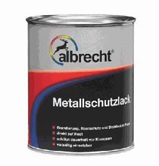 Metallschutzlack 375 ml silbergrau Lack Schutzlack Rostschutz - Albrecht