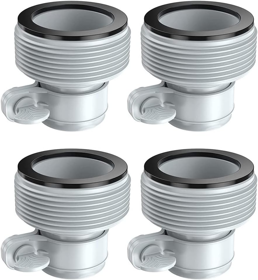 Schwimmbadschlauchadapter, 4er-pack, Pumpenadapter, Schlauchadapter 32 Auf 38 Mm B, Schwimmbadadapter Für Schwimmbadfiltersysteme