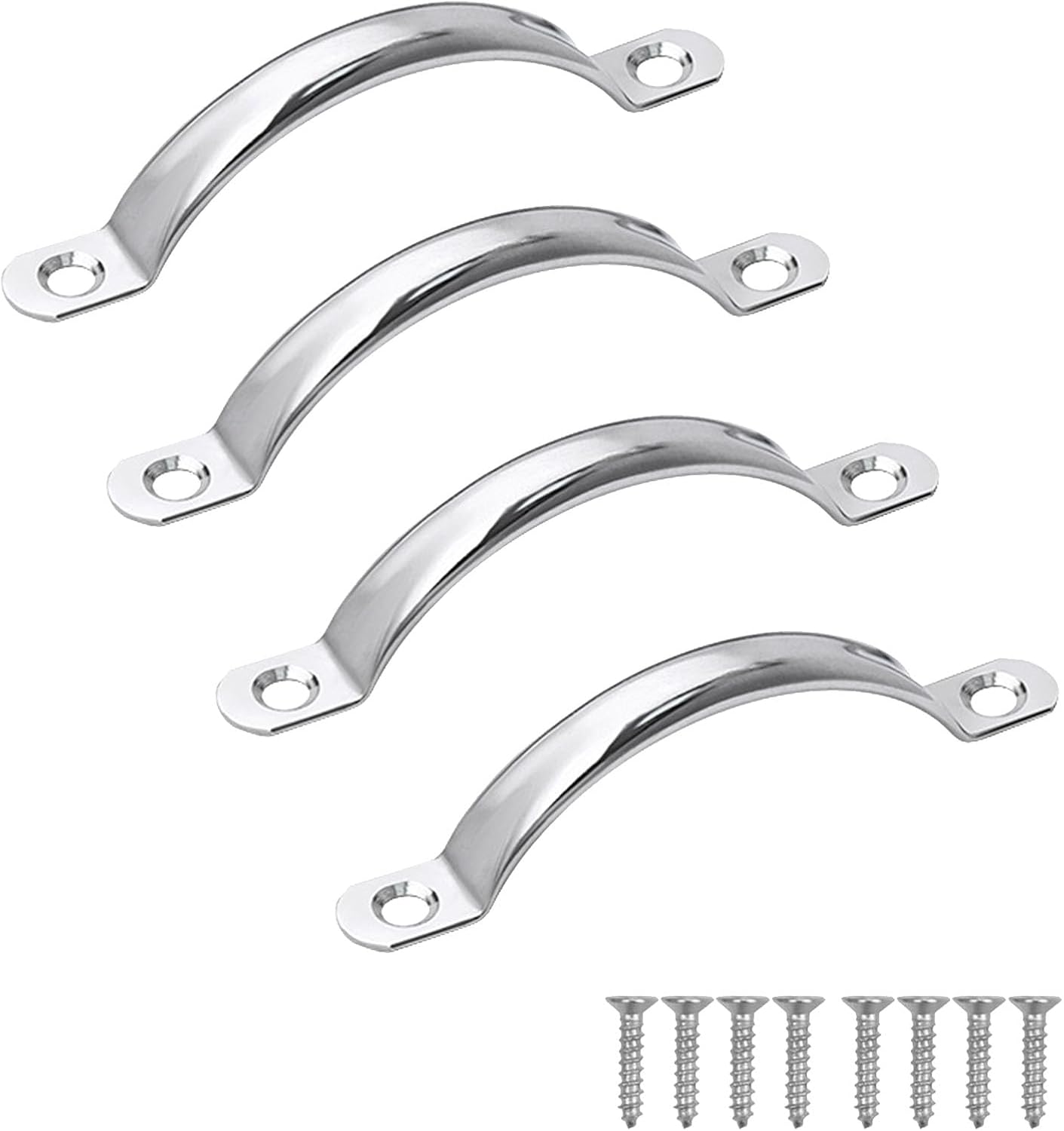 10-teiliges Schranktürgriff-set – Geeignet Für Möbel, Küche Und Schubladen – Schrauben Inklusive – Lochabstand: 80 Mm