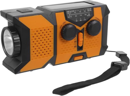 Tragbares Notfallradio Mit Manuellem Ladegerät, Led-taschenlampe, Multifunktional Für Campingnotfälle, Batterieloses Aufladen Bei Aktivitäten