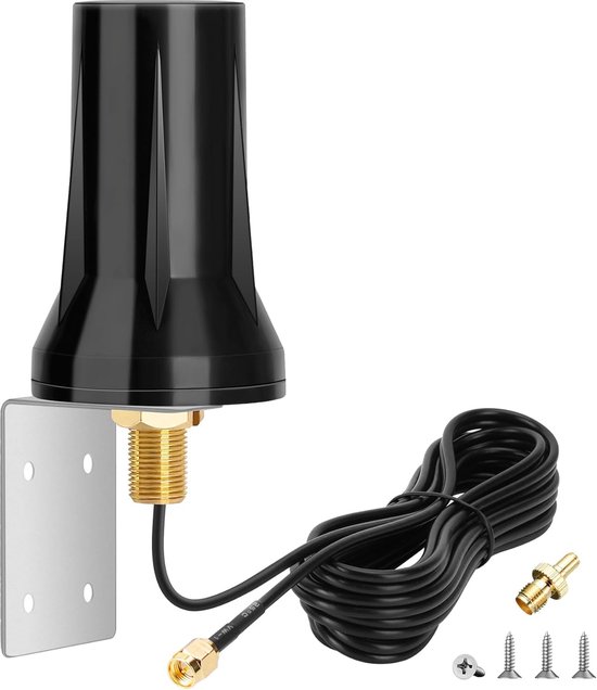 Outdoor-antenne Für 5g/4g/lte – 5 Dbi – 698–3800 Mhz – Omnidirektional Mit Sma/ts9-anschluss – Für 5g/4g-mifi-hotspots, Router Und Wildkameras Mit Mobilfunkverbindung