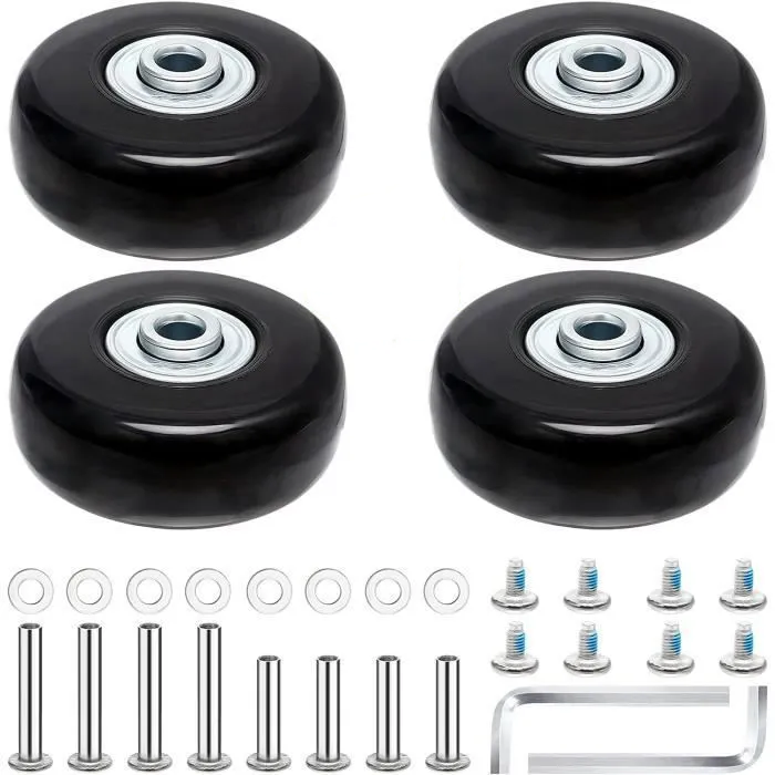 Ersatz-gepäckrollen, 4er-pack, 50 X 18 Mm Pro Paar