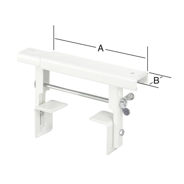 Vormann - Universal-Heizkörperkonsolen weiß 19 x 3.5 cm Konsolen