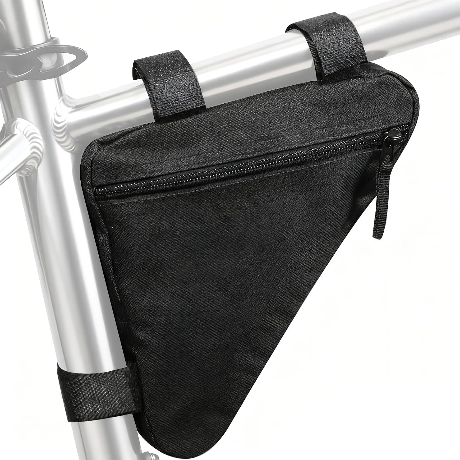 Fahrradrahmentasche – Premium-fahrradtasche Für Mountainbike Und Rennrad – Leichte Dreieckige Fahrradrahmentasche (klein, Schwarz)