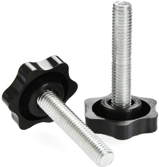 20 Stück M8-schrauben, Edelstahl-rändelschrauben-befestigungsset, Torx-möbelverriegelungsknopf