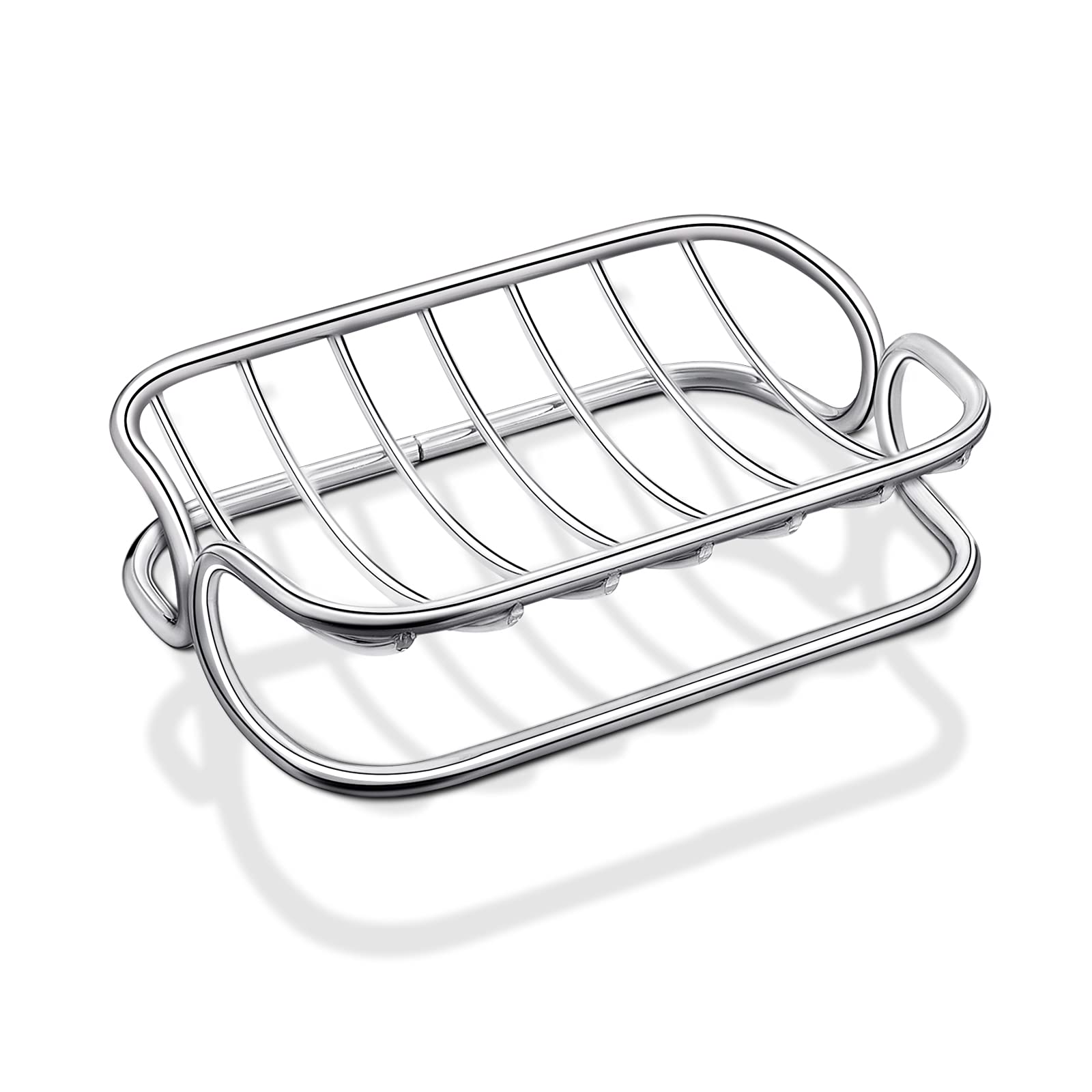 Seifenschale Aus Edelstahl Für Die Dusche, Ein Rostbeständiger Seifenhalter Aus Metall Mit Selbstentleerendem Seifenschwamm, Duschen, Badezimmer, Küchen