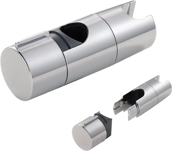 Duschhaltegriff – Haltegriff Für Duschkopf Mit Verstellbarem Schieber Für 18–25 Mm – Bohrfreier, Um 360° Drehbarer Duschhaltegriff